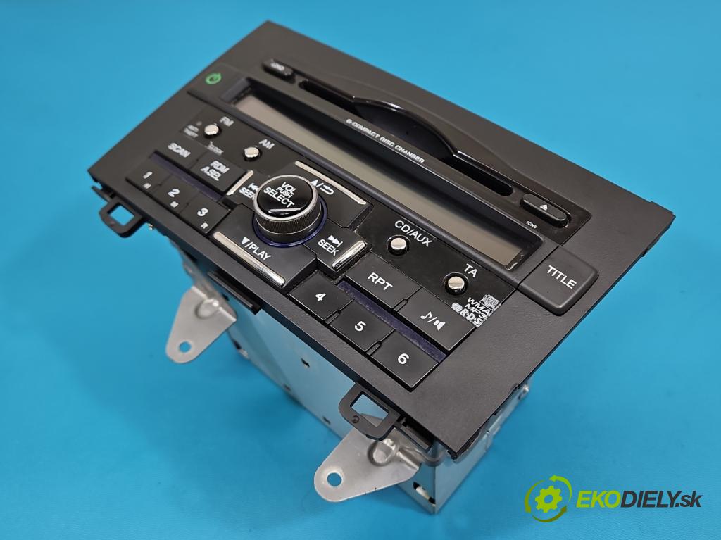 Honda CR-V III 2006-2011 2.2 i-CTDi 150 HP manual 110 kW 2199 cm3 5- Radio originál 39100-SWA-G212-M1