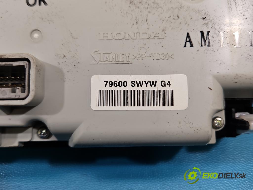 Honda CR-V III 2006-2011 2.2 i-CTDi 150 HP manual 110 kW 2199 cm3 5- panel kúrenia 79600SWYWG4