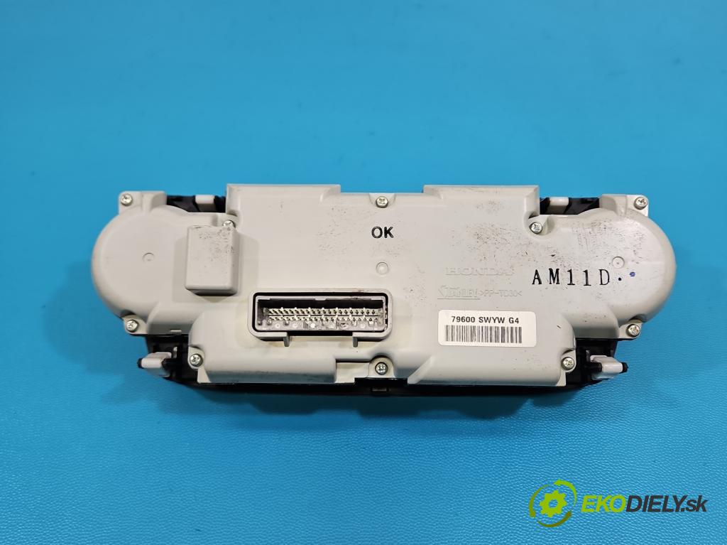 Honda CR-V III 2006-2011 2.2 i-CTDi 150 HP manual 110 kW 2199 cm3 5- panel kúrenia 79600SWYWG4