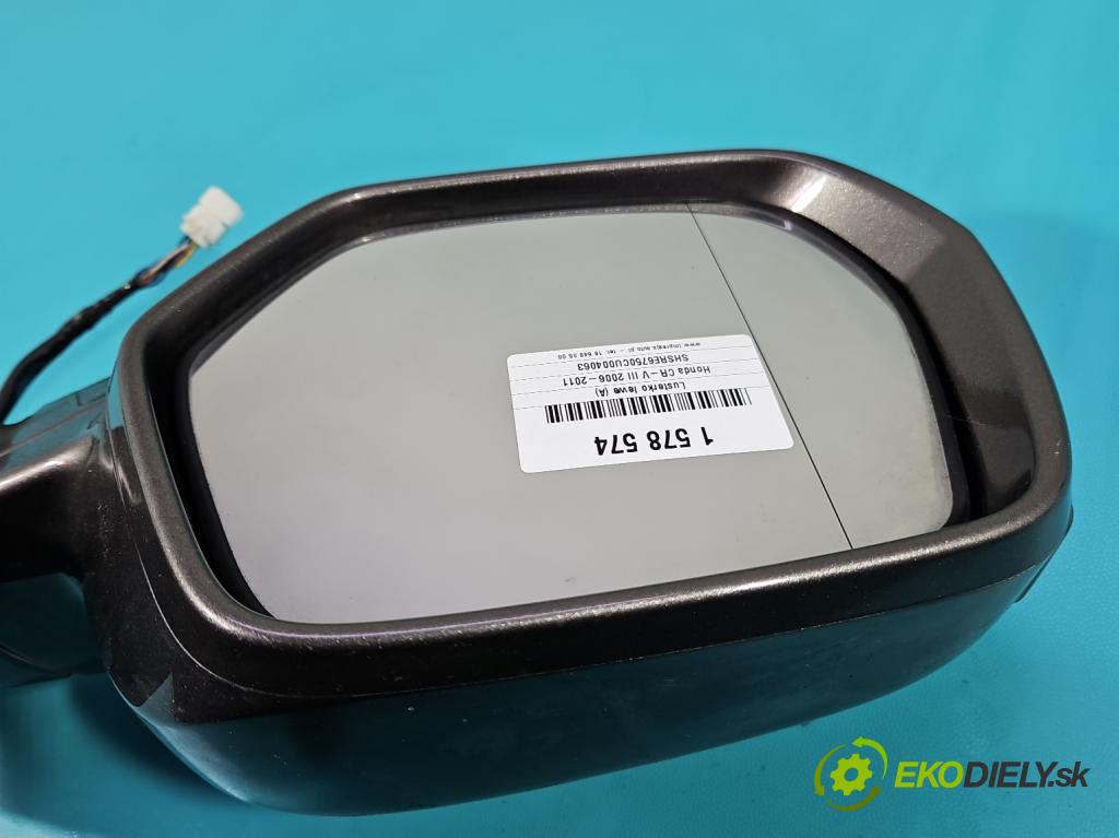 Honda CR-V III 2006-2011 2.2 i-CTDi 150 HP manual 110 kW 2199 cm3 5- zrkadlo ľavé  (Kľučka dverí ostatné)