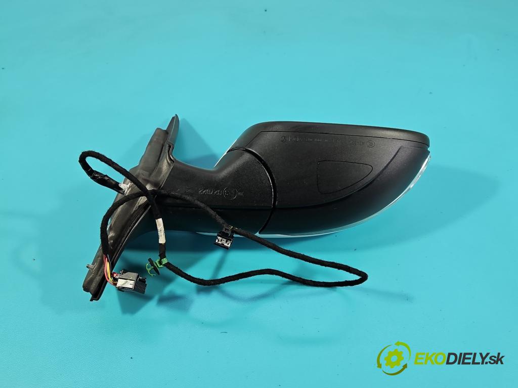 Vw Golf VI 2008-2013 1.6 tdi 105 HP manual 77 kW 1598 cm3 5- zrkadlo pravé 5K0857502CB (Kľučka dverí ostatné)