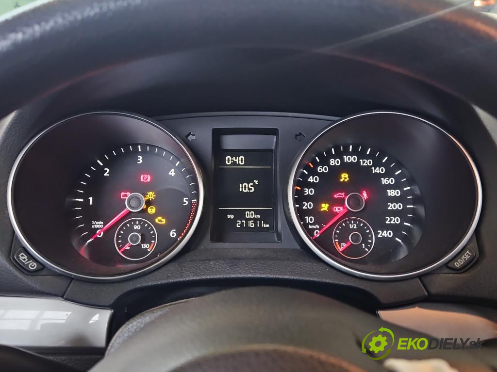 Vw Golf VI 2008-2013 1.6 tdi 105 HP manual 77 kW 1598 cm3 5- prístrojovka/ budíky 5K0920863A (Prístrojová doska)