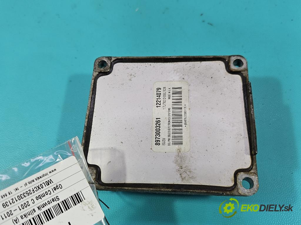 Opel Combo C 2001-2011 1.7 tdi 75 HP manual 55 kW 1686 cm3 5- riadiaca jednotka motora 12214079