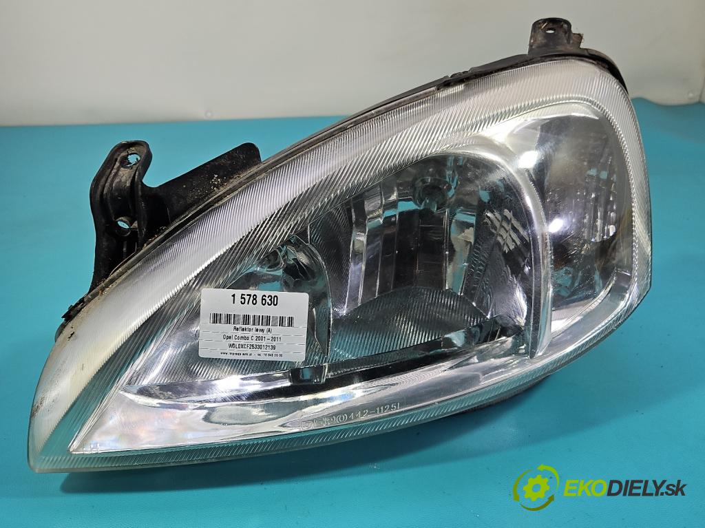 Opel Combo C 2001-2011 1.7 tdi 75 hp manual 55 kW 1686 cm3 5- světlo levý  (Klika dveří ostatní)