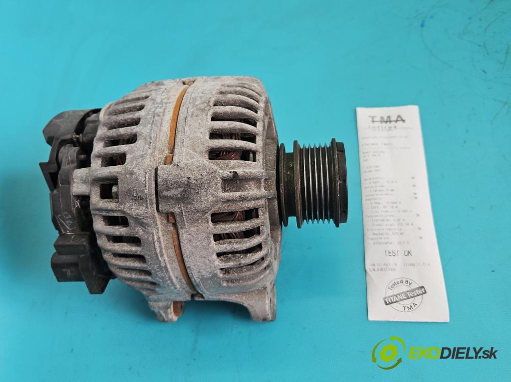 Skoda Yeti 2009-2017 2.0 tdi 110 HP manual 81 kW 1968 cm3 5- Alternator  (Alternátor)