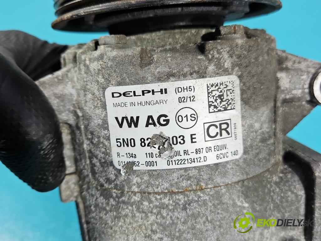 Skoda Yeti 2009-2017 2.0 tdi 110 HP manual 81 kW 1968 cm3 5- Kompresor: klimatizácie 5N0820803E (Kompresor klimatizácie)