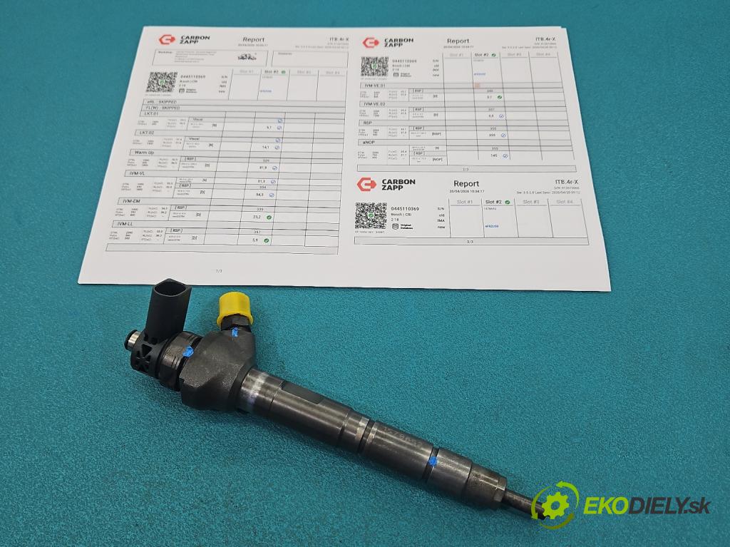 Skoda Yeti 2009-2017 2.0 tdi 110 HP manual 81 kW 1968 cm3 5- vstrek 0445110369 (Vstrekovač paliva)