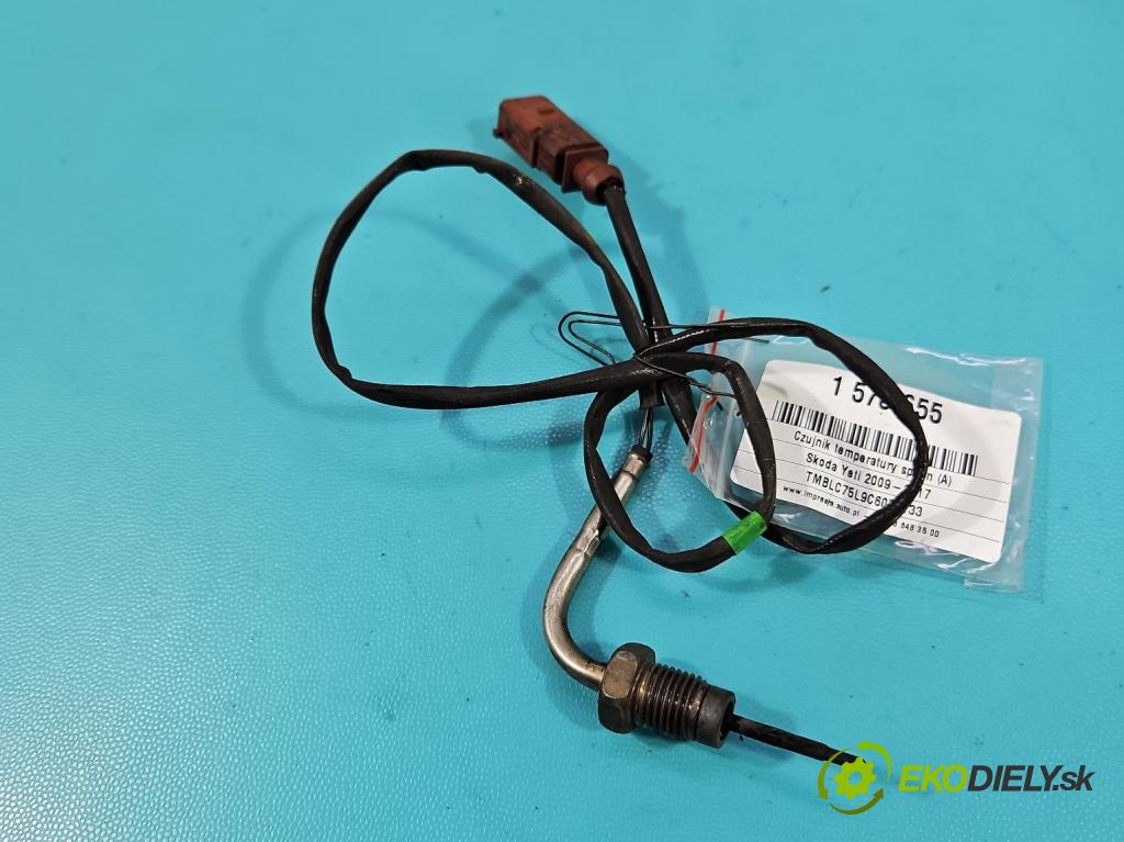 Skoda Yeti 2009-2017 2.0 tdi 110 HP manual 81 kW 1968 cm3 5- snímač teploty: výfukové 03L906088BH (Snímač)
