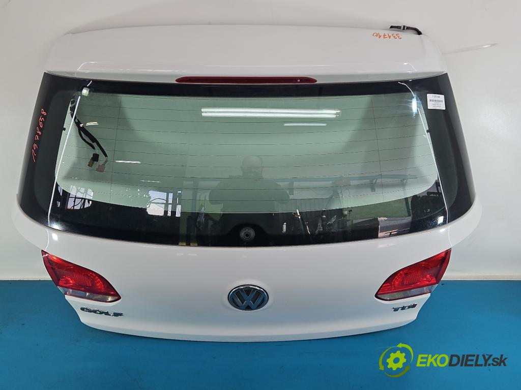 Vw Golf VI 2008-2013 1.6 tdi 105 HP manual 77 kW 1598 cm3 5- zadna kufor  (Kapota zadná (kufor))