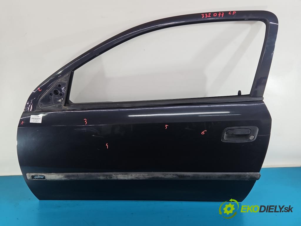 Opel Astra II 1998-2009 1.6 16V 101 HP manual 74 kW 1598 cm3 3- dvere predné ľavé  (Kľučka dverí ostatné)
