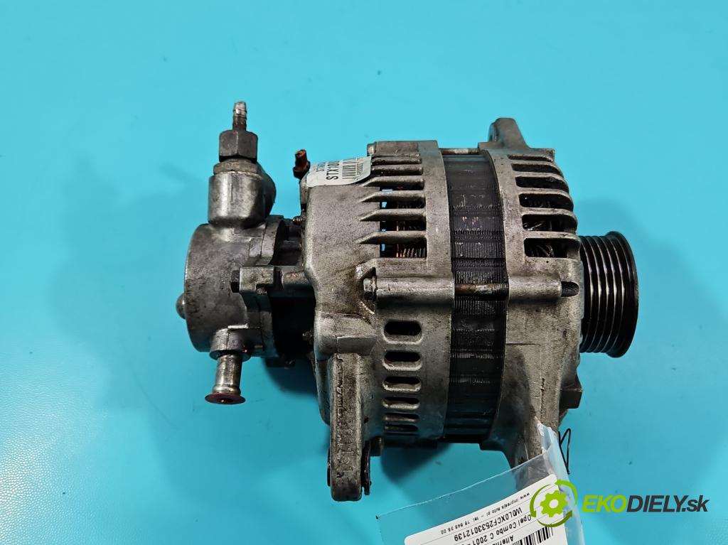 Opel Combo C 2001-2011 1.7 tdi 75 HP manual 55 kW 1686 cm3 5- Alternator  (Alternátor)