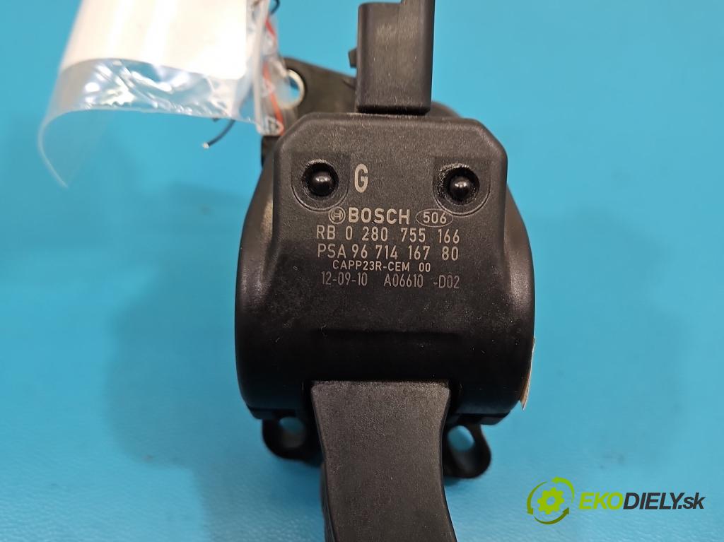 Citroen Berlingo II 2008-2018 1.6 hdi 75 HP manual 55 kW 1560 cm3 5- pedal plyn potenciometr: 0280755166