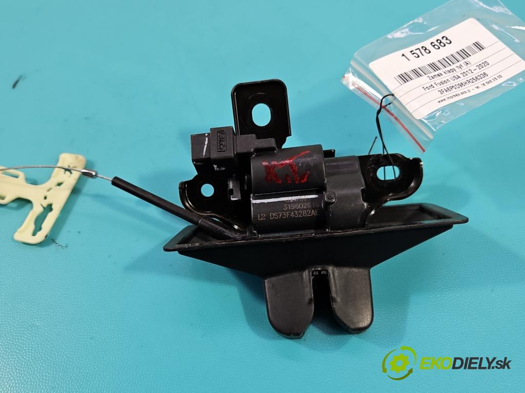 Ford Fusion USA 2012-2020 2.0 EcoBoost: 241KM automatic 177 kW 1999 cm3 4- zámek kufrových dveří zadní 319602616