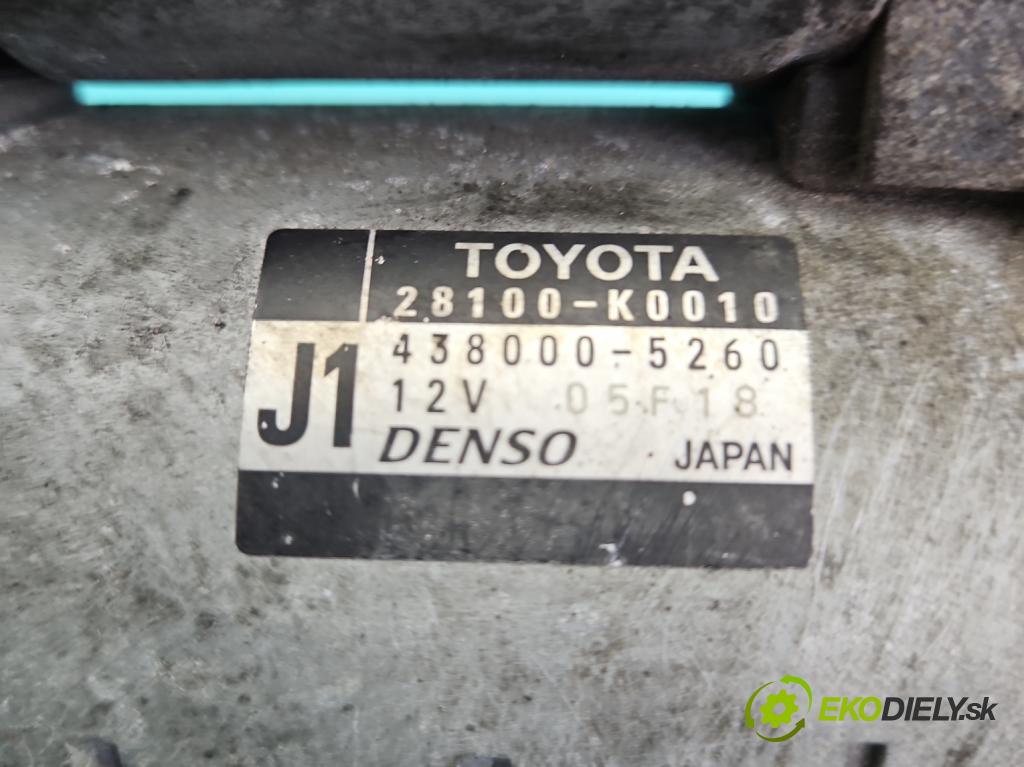 Toyota Corolla E21 2019- 1.5 12V 125 HP automatic 92 kW 1490 cm3 4- štartér 28100-K0010 (Štartér)