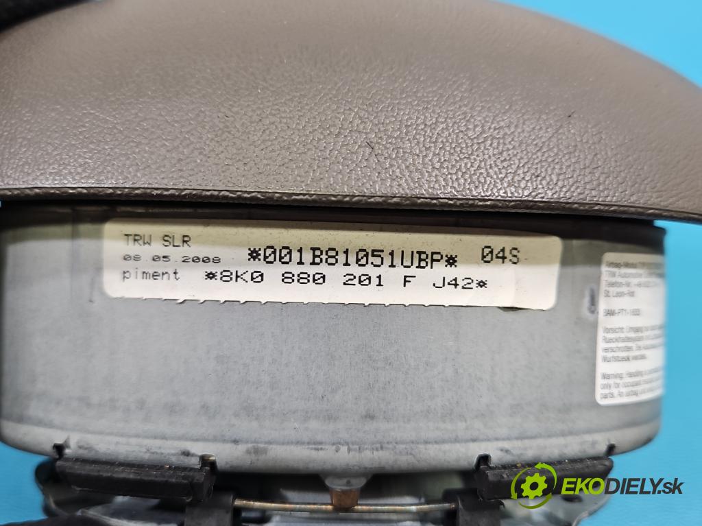 Audi A5 8T 2007-2016 1.8 TFSI 170 hp manual 125 kW 1798 cm3 2- Polštář: vzduch: Řidič: 8K0880201F (Airbag)