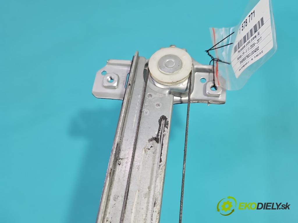 Honda CR-V III 2006-2011 2.2 i-CTDi 150 hp manual 110 kW 2199 cm3 5- mechanismus stahování přední pravý