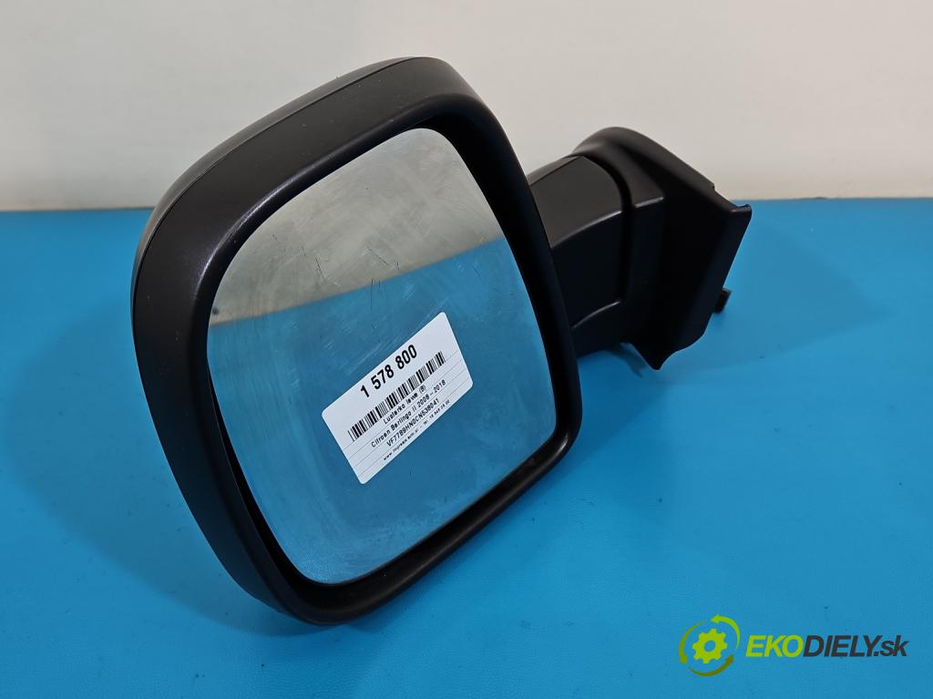 Citroen Berlingo II 2008-2018 1.6 hdi 75 HP manual 55 kW 1560 cm3 5- zrkadlo ľavé  (Kľučka dverí ostatné)