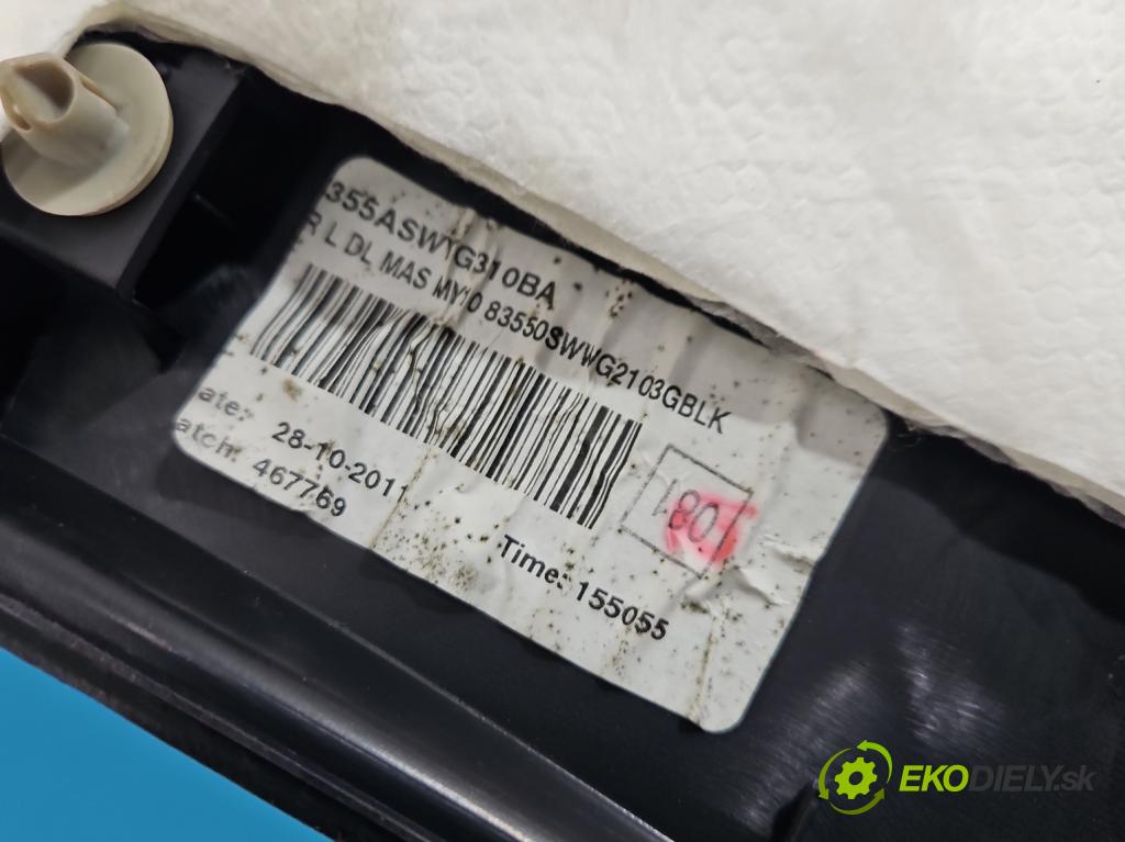 Honda CR-V III 2006-2011 2.2 i-CTDi 150 HP manual 110 kW 2199 cm3 5- Čalounictví: dvere predné ľavé 83550-SWWA-E010-22