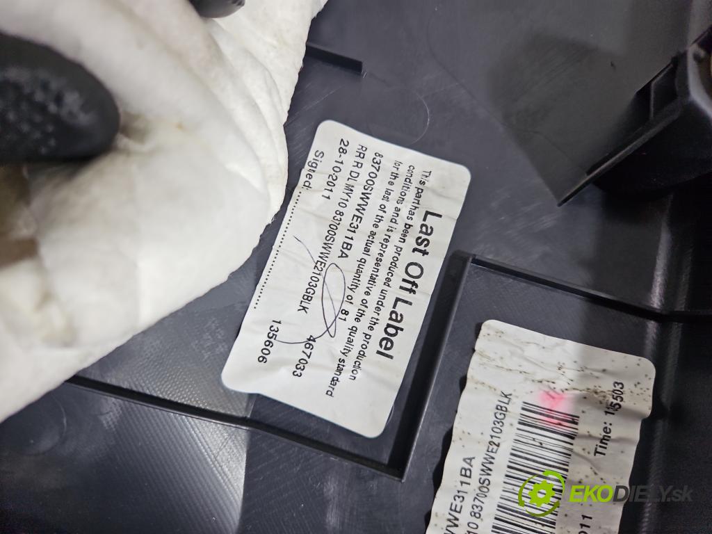 Honda CR-V III 2006-2011 2.2 i-CTDi 150 HP manual 110 kW 2199 cm3 5- Čalounictví: dvere zadné pravé 83700-SWWA-E010