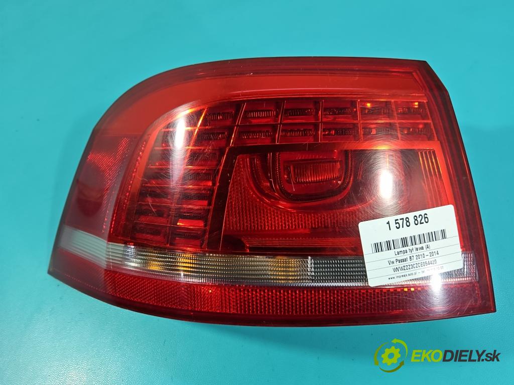 Vw Passat B7 2010-2014 2.0 tdi 140 hp manual 103 kW 1968 cm3 5- světlo zadní levé 3AF945207B (Klika dveří ostatní)