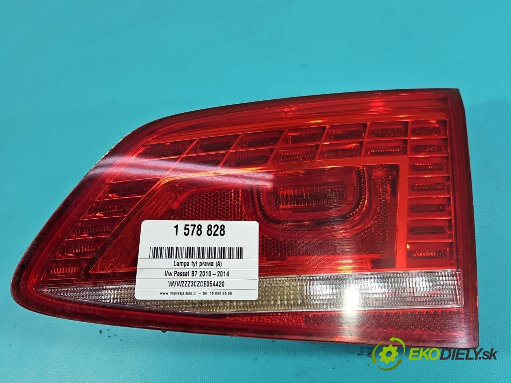 Vw Passat B7 2010-2014 2.0 tdi 140 hp manual 103 kW 1968 cm3 5- světlo zadní pravé  (Klika dveří ostatní)