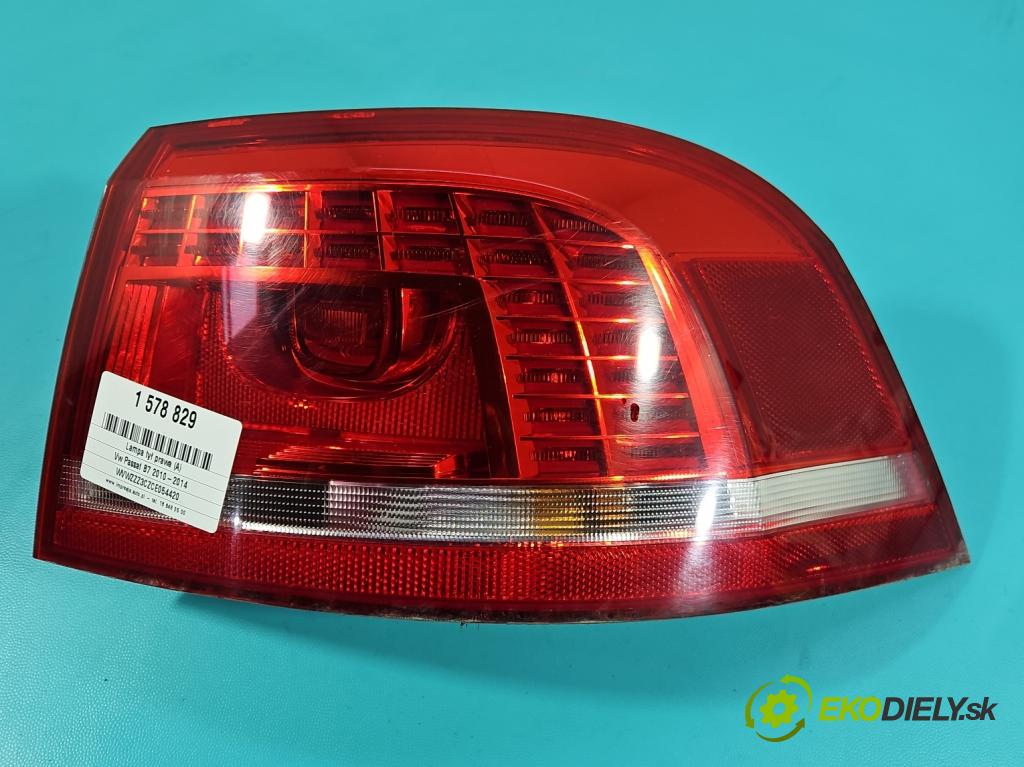 Vw Passat B7 2010-2014 2.0 tdi 140 hp manual 103 kW 1968 cm3 5- světlo zadní pravé 3AF945208B (Klika dveří ostatní)