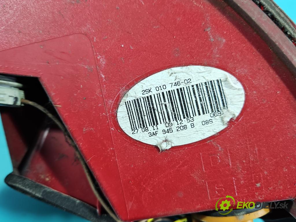 Vw Passat B7 2010-2014 2.0 tdi 140 hp manual 103 kW 1968 cm3 5- světlo zadní pravé 3AF945208B (Klika dveří ostatní)