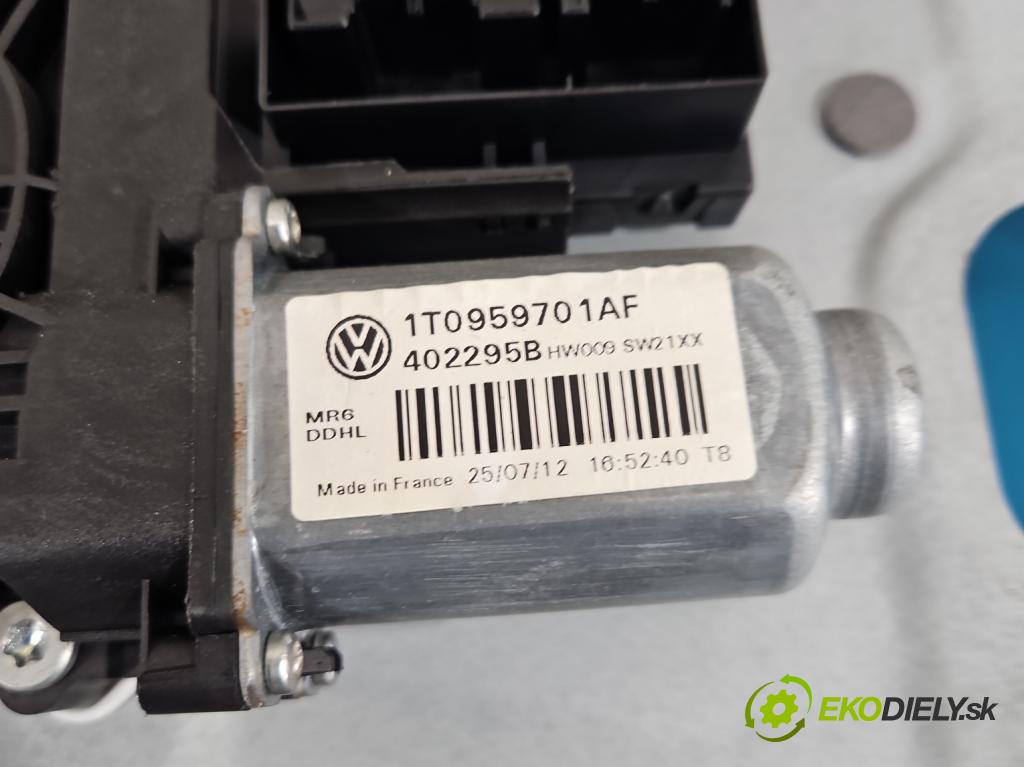 Vw Touran I 2003-2015 2.0 tdi 140 HP manual 103 kW 1968 cm3 5- mechanizmus okna predné ľavý 5K0969793C