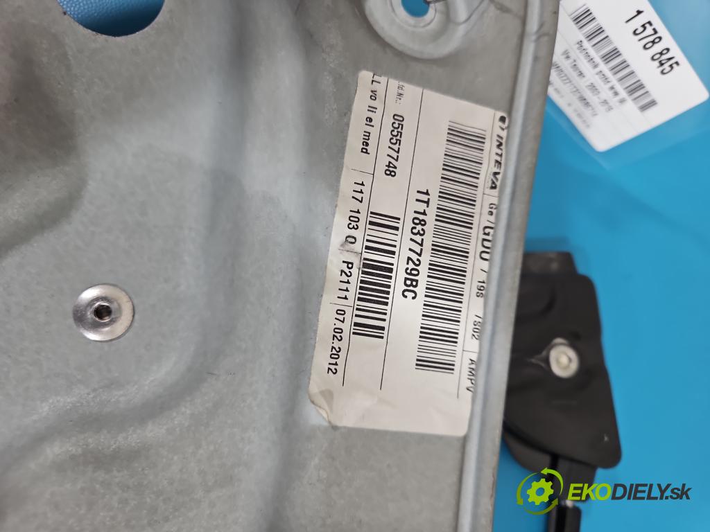 Vw Touran I 2003-2015 2.0 tdi 140 HP manual 103 kW 1968 cm3 5- mechanizmus okna predné ľavý 5K0969793C