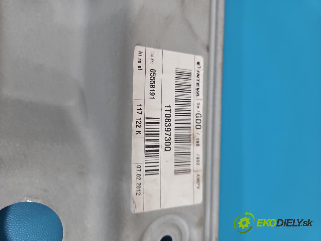 Vw Touran I 2003-2015 2.0 tdi 140 HP manual 103 kW 1968 cm3 5- mechanizmus okna zadné pravý 1T0839756H