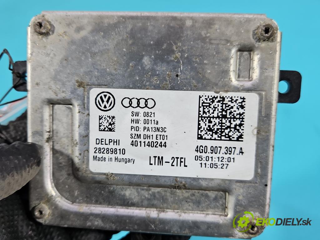 Vw Touran I 2003-2015 2.0 tdi 140 hp manual 103 kW 1968 cm3 5- měnič xenon 4G0907397A (Řídící jednotka xenonu)