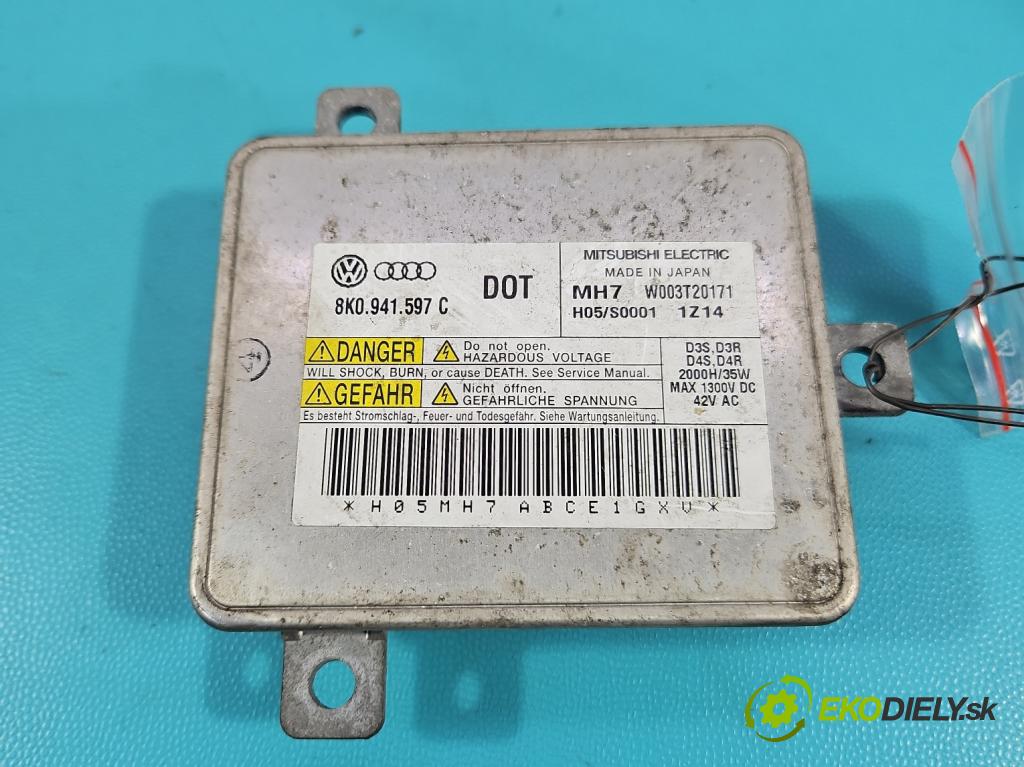 Vw Touran I 2003-2015 2.0 tdi 140 hp manual 103 kW 1968 cm3 5- měnič xenon 8K0941597C (Řídící jednotka xenonu)