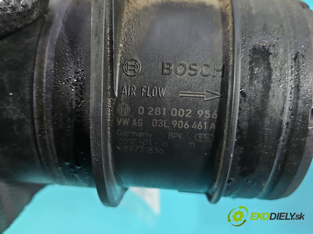 Vw Touran I 2003-2015 2.0 tdi 140 hp manual 103 kW 1968 cm3 5- váha vzduchu 0281002956 (Snímač hmotnosti vzduchu)