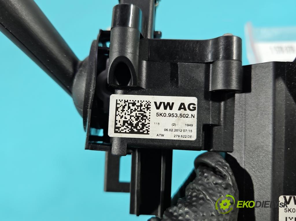 Vw Touran I 2003-2015 2.0 tdi 140 HP manual 103 kW 1968 cm3 5- prepínač komplex: 5K0953502N (Prepínacie páčky pod volantom)