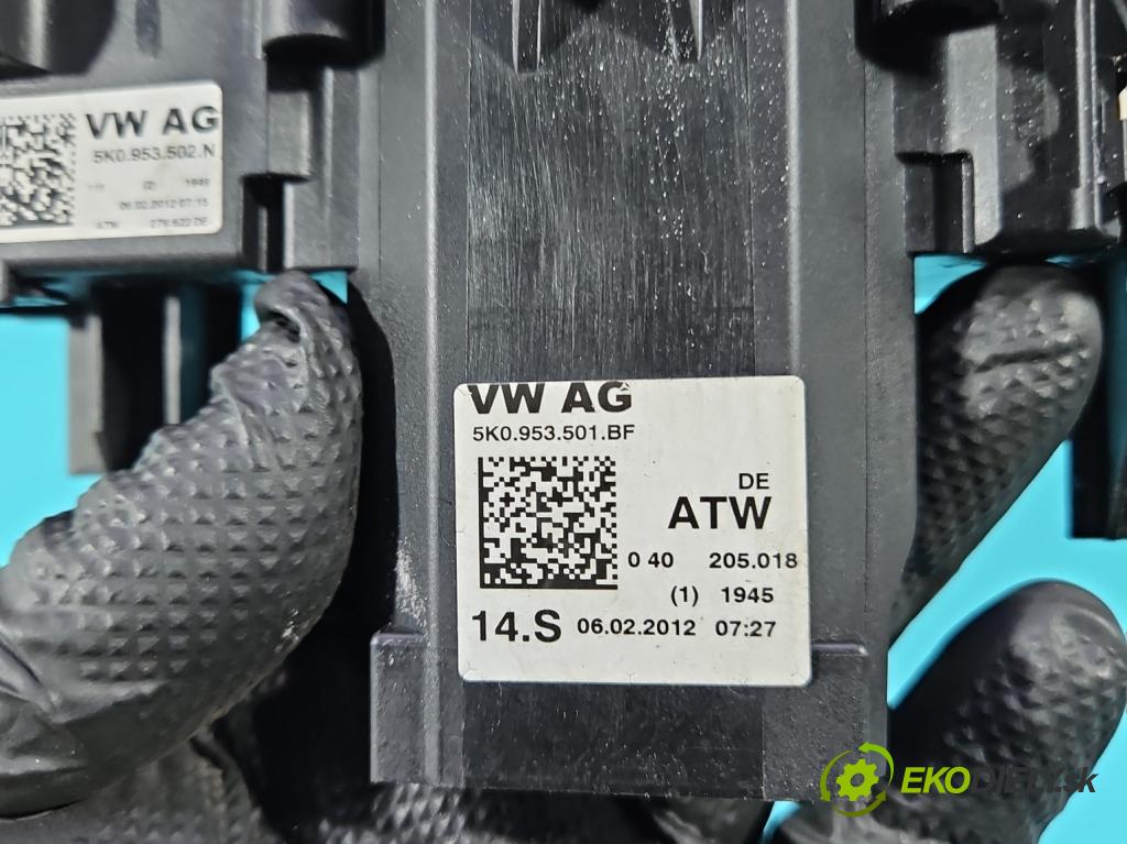 Vw Touran I 2003-2015 2.0 tdi 140 HP manual 103 kW 1968 cm3 5- prepínač komplex: 5K0953502N (Prepínacie páčky pod volantom)