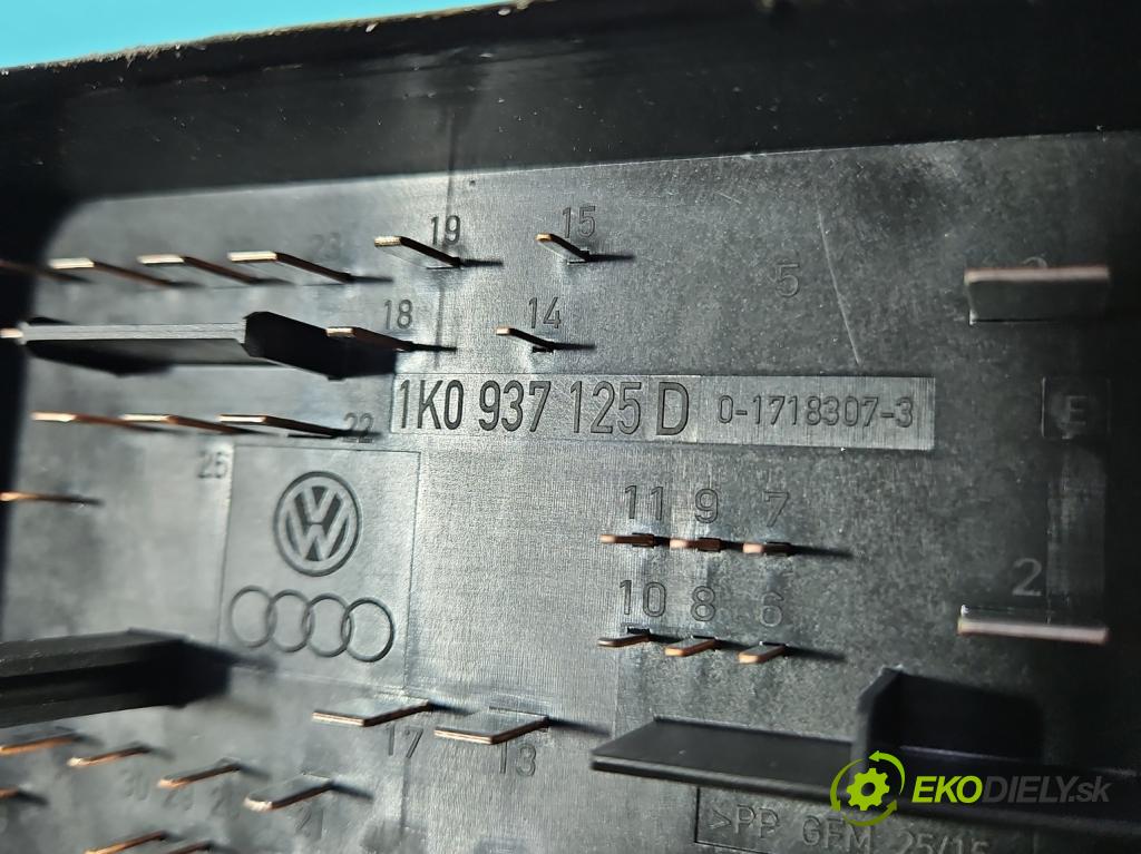 Vw Touran I 2003-2015 2.0 tdi 140 HP manual 103 kW 1968 cm3 5- skrinka poistka 1K0937125D (Poistková skrinka)