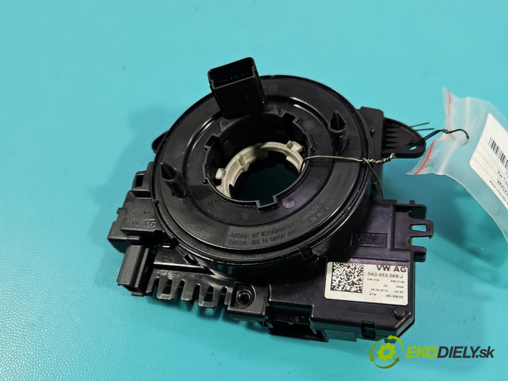 Vw Touran I 2003-2015 2.0 tdi 140 hp manual 103 kW 1968 cm3 5- Páska: airbag 5K0953569J (Airbag)