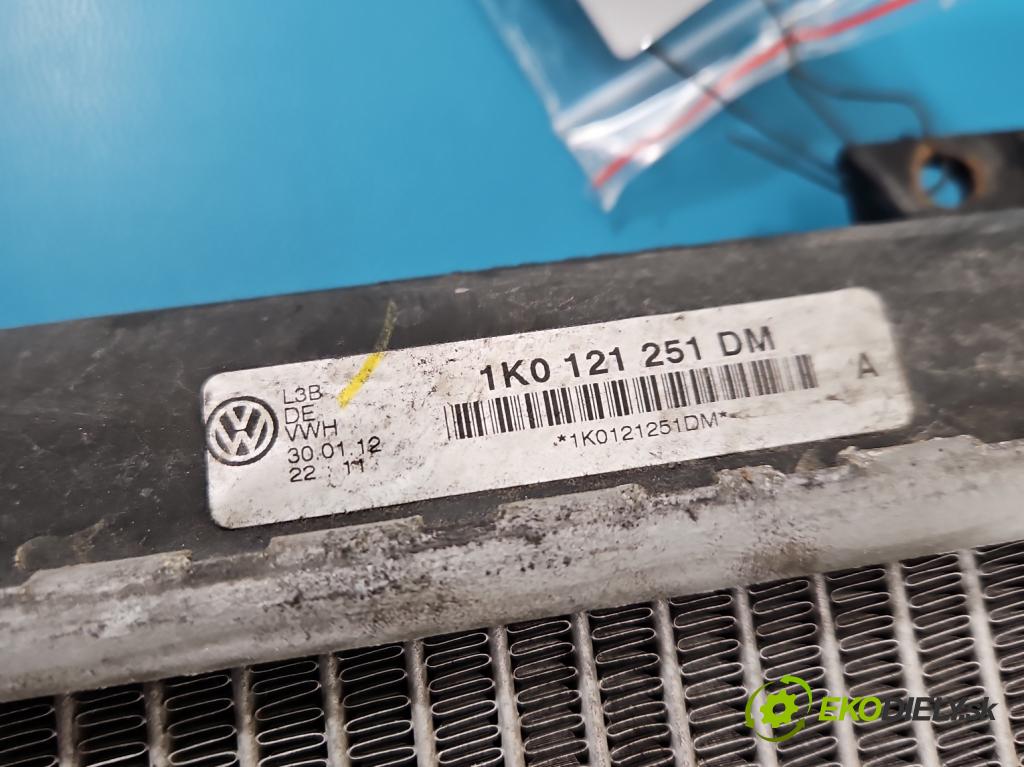 Vw Touran I 2003-2015 2.0 tdi 140 hp manual 103 kW 1968 cm3 5- Chladič vody 1K0121251DM (Vodní chladič)