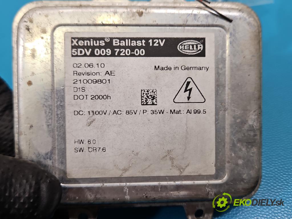 Opel Astra IV 2009-2015 1.4 T 140 hp manual 103 kW 1364 cm3 5- měnič xenon 5DV009720-00 (Řídící jednotka xenonu)