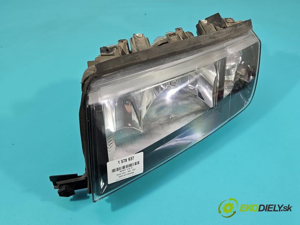 Skoda Fabia I 1999-2007 1.4 16V 75 hp manual 55 kW 1390 cm3 5- světlo levý 6Y1941015 (Klika dveří ostatní)