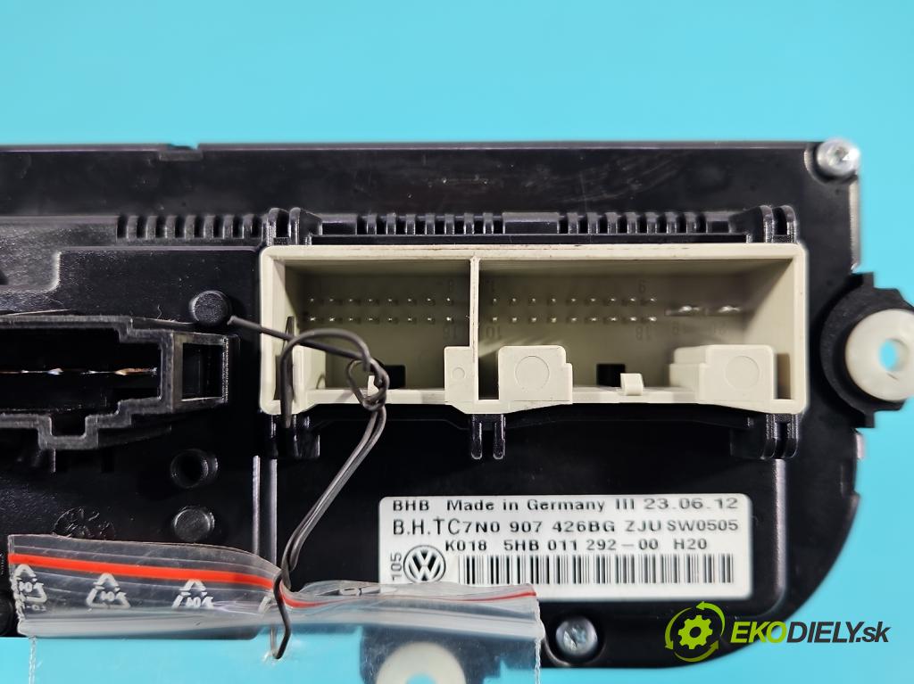 Vw Golf VI 2008-2013 1.6 tdi 105 HP manual 77 kW 1598 cm3 5- panel kúrenia 5HB011292