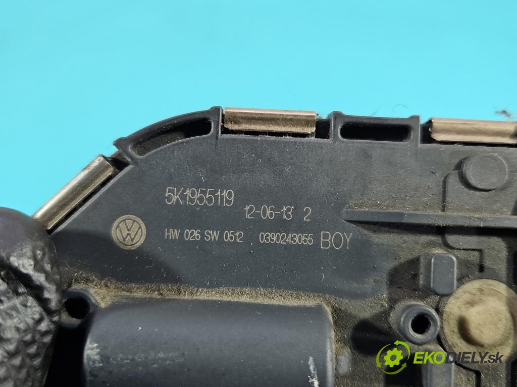 Vw Golf VI 2008-2013 1.6 tdi 105 hp manual 77 kW 1598 cm3 5- motor stěračů přední 1397220652