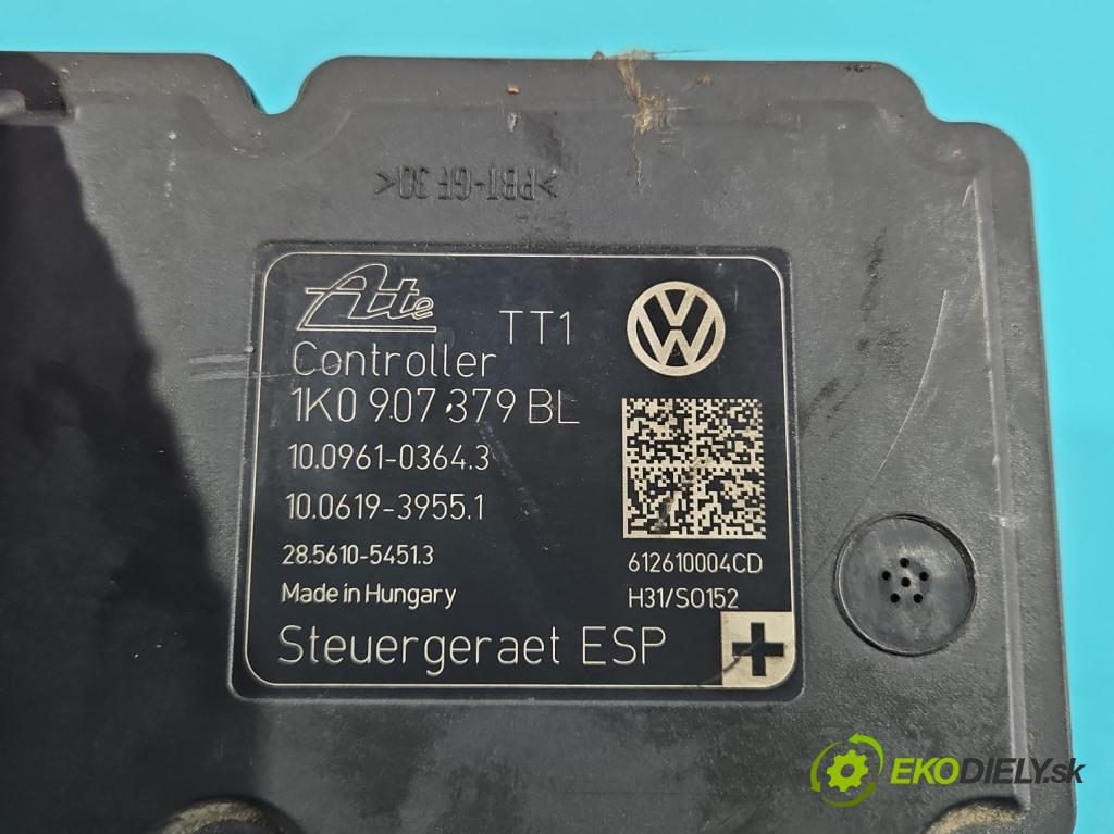 Vw Golf VI 2008-2013 1.6 tdi 105 HP manual 77 kW 1598 cm3 5- čerpadlo abs 1K0907379BL (Pumpa ABS)