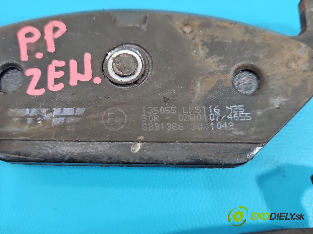 Vw Golf V 2003-2009 1.6 FSI 116 HP manual 85 kW 1598 cm3 5- Štíty: brzdové predné