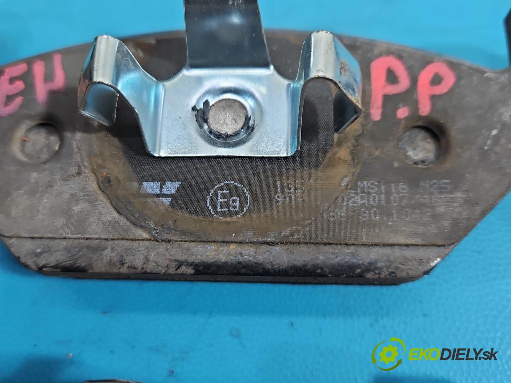 Vw Golf V 2003-2009 1.6 FSI 116 HP manual 85 kW 1598 cm3 5- Štíty: brzdové predné