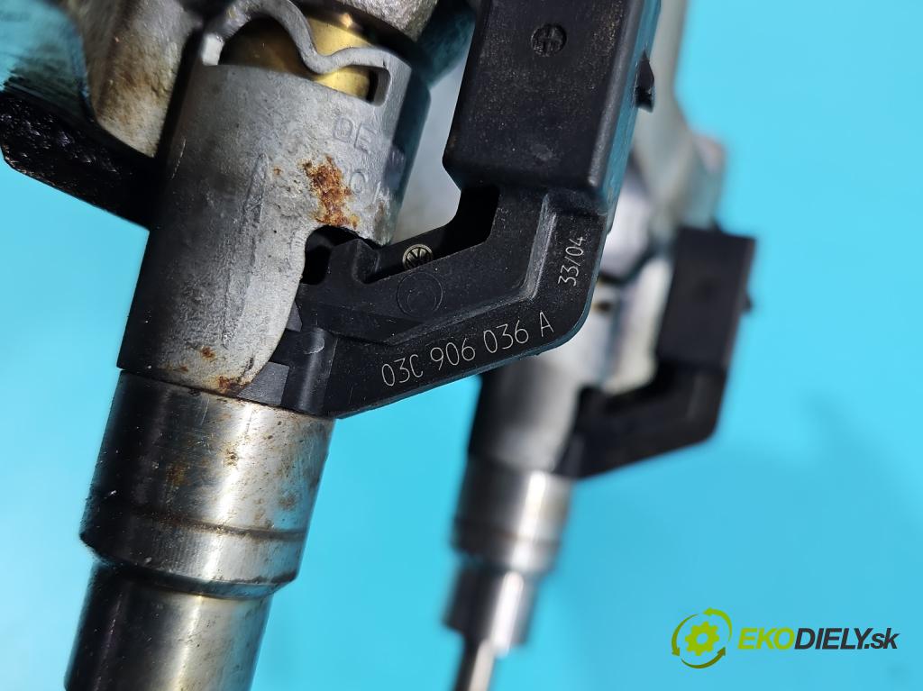 Vw Golf V 2003-2009 1.6 FSI 116 HP manual 85 kW 1598 cm3 5- vstrek 03C906036A (Vstrekovač paliva)