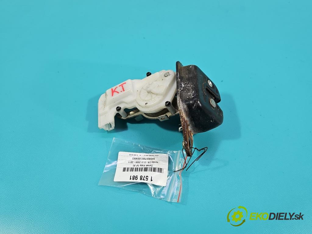 Honda CR-V III 2006-2011 2.2 i-CTDi 150 hp manual 110 kW 2199 cm3 5- zámek kufrových dveří zadní 61110A