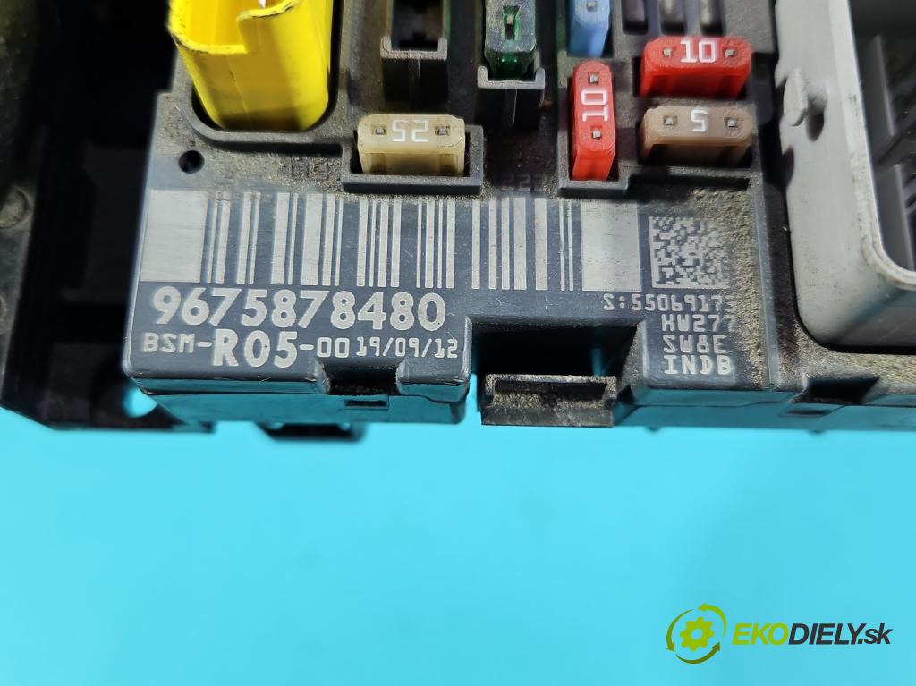 Citroen Berlingo II 2008-2018 1.6 hdi 75 HP manual 55 kW 1560 cm3 5- riadiaca jednotka ostatné 9675878480