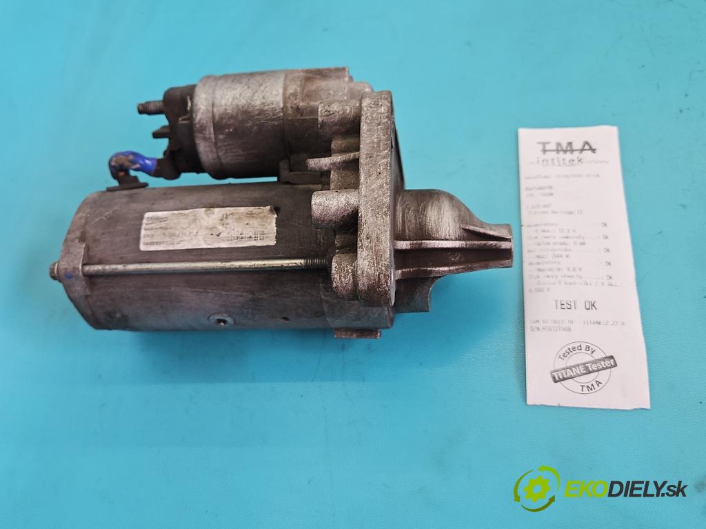 Citroen Berlingo II 2008-2018 1.6 hdi 75 hp manual 55 kW 1560 cm3 5- startér: 9662854180 (Startér)