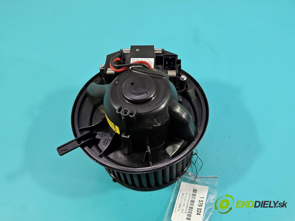 Vw Touran I 2003-2015 2.0 tdi 140 HP manual 103 kW 1968 cm3 5- ventilátor vzduchu 3C0907521F